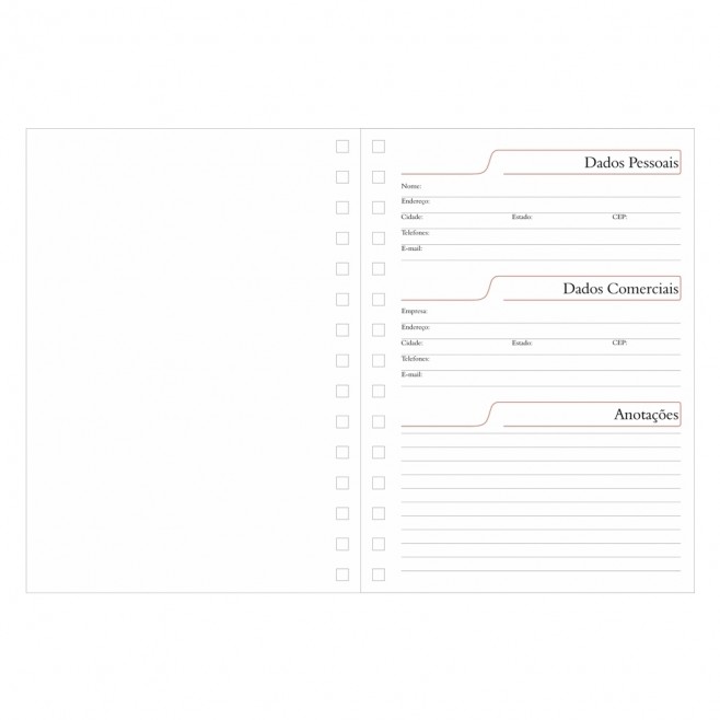 Agenda Diária 2024 Wire-o Personalizada