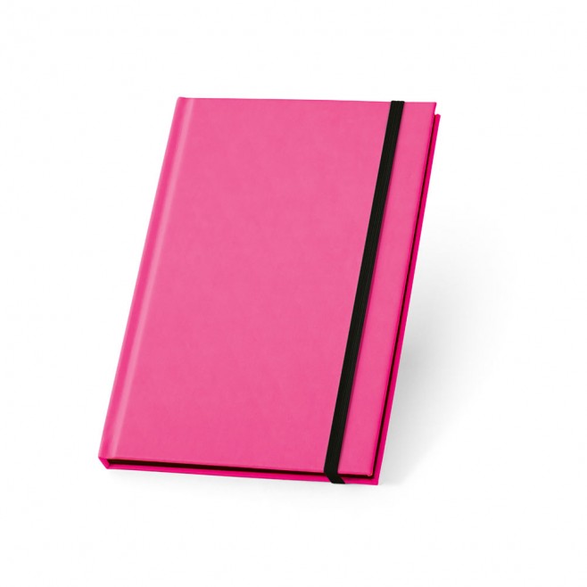 Caderno Capa Dura Fluorescente e Miolo Com Folhas Pautadas Personalizado