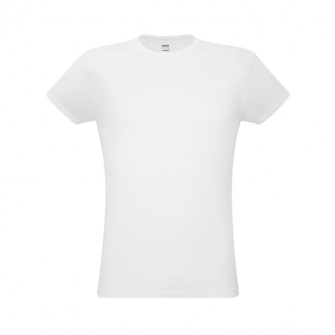 Camiseta unissex branca de corte regular Personalizada