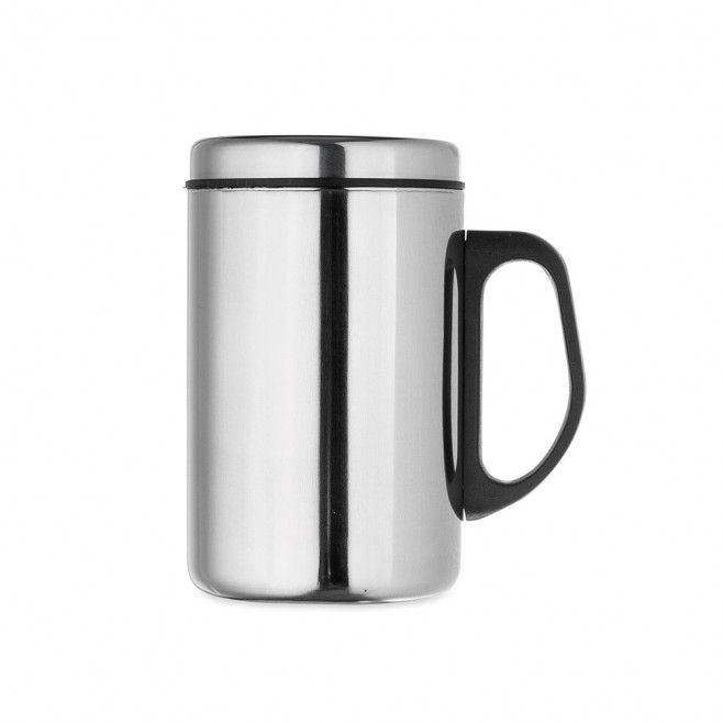 Caneca 350ml em Aço Inox Personalizada com Logo