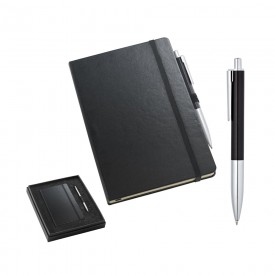 Kit de caderno e Esferográfica Personalizado