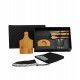 Kit Para Caipirinha Em Bambu Com Avental E Bandana para Brindes