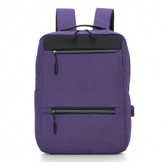 Mochila de Nylon USB 21L Personalizada