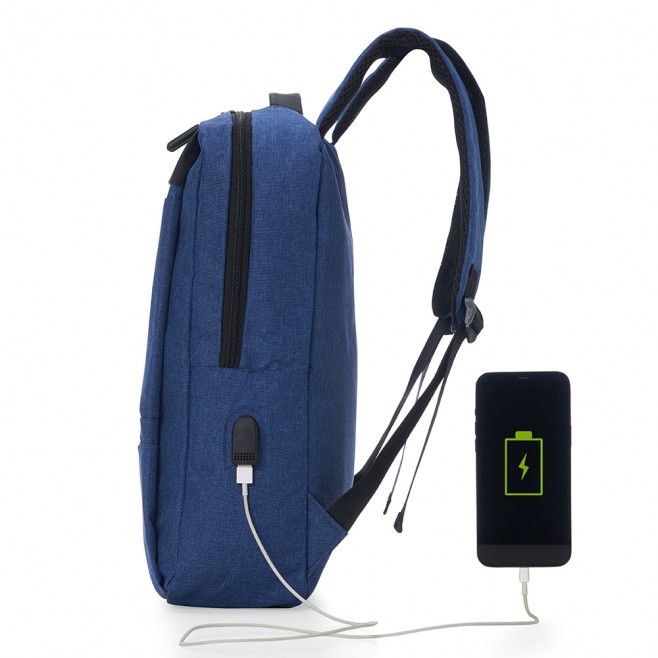 Mochila de Nylon USB 21L Personalizada