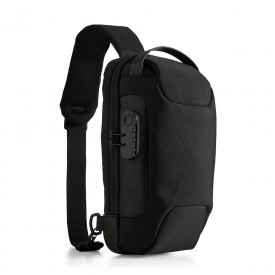 Mochila de Ombro Antifurto USB Personalizada 