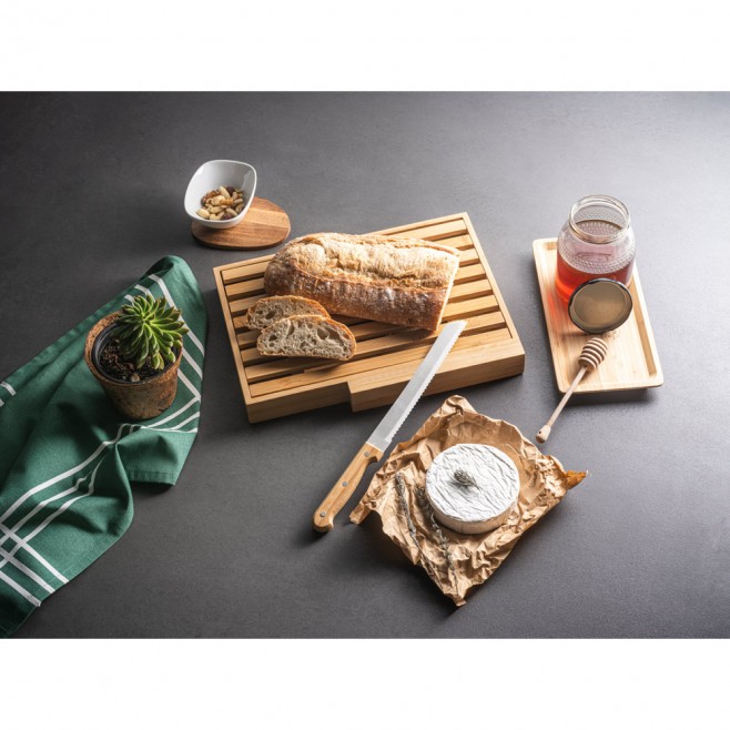Tábua para Pão em Bambu Personalizada